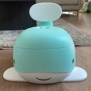 Cute whale training toilet. Never used. Teal